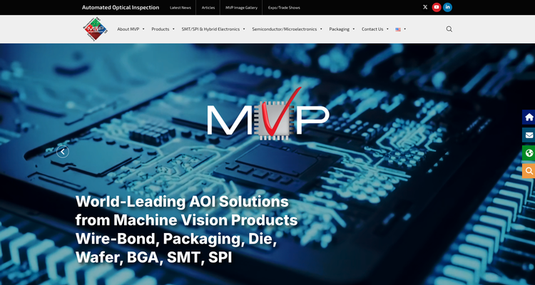 Machine Vision Products Unveils New Homepage at Visionpro.com
